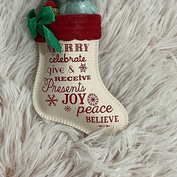 Hallmark The Joy of Giving stocking ornament - Picture 6 of 6